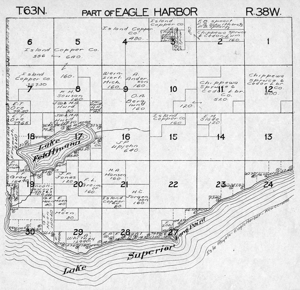 Eagle Harbor Isle Royale Part Of T63N R38W